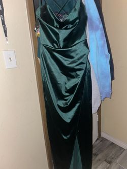 Long Satin Dress