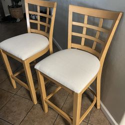 Set Of 2 Bar Stool Chairs