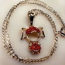 Girl Charm Necklace 