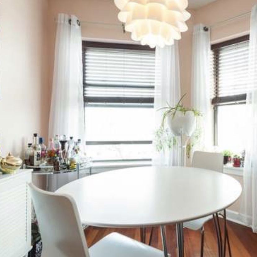 White Dining Set for Two