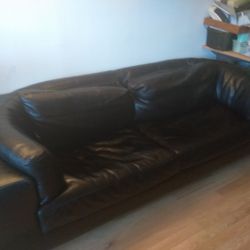 Italian leather couch