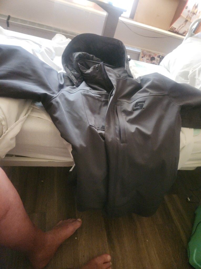 Heavy Duty Snap-on Winter Coat