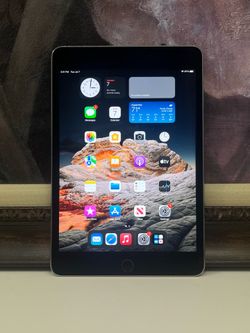 Apple iPad Mini 4th Gen Black A1538 16GB Tablet 7.9” iOS 15.8.8 - $39