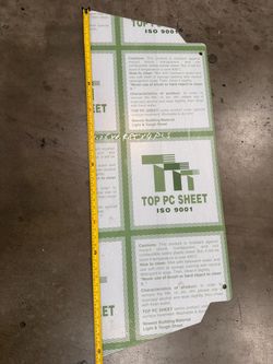 Plexiglass windshield for Go karts or UTVs