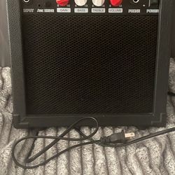 20-watt portable amplifier with a built-in speaker.