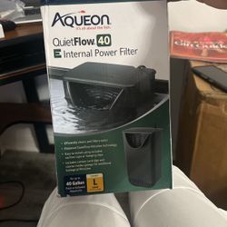 Aqueon QuietFlow 40 Internal Power Filter Fish Tank