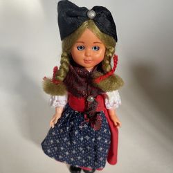 6” Small Vintage Swedish Doll 