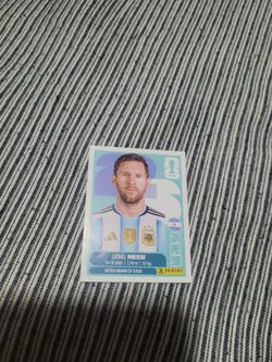 Panini 2026 sticker. Messi