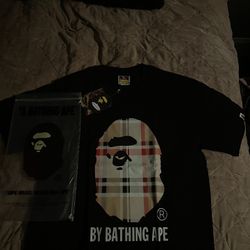 BAPE A Bathing Ape Check by Bathing Tee