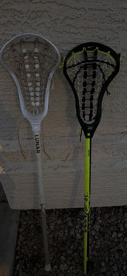 Lacrosse rackets 2 - Nike with bag and mouth guard case