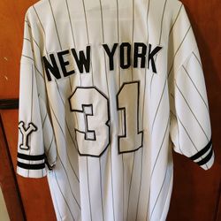  Black Yankees Baseball Jersey