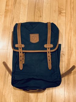 Fjällräven No. 21 Medium 20L Backpack G-1000 Vintage Rucksack Navy Blue