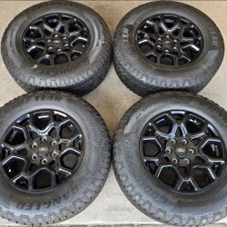 20” Ford F-150 Gloss Black Brand New Wheels and Tires 