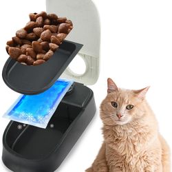 PAWISE Automatic Pet Feeder, Timed Dog Feeder,Self-Feeding Cat Food Dispenser