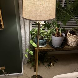 Vintage Brass Floor Lamp