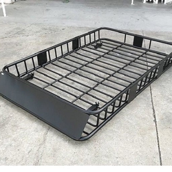 New 500 lb Capacity Rooftop Car Van Suv Roof Cargo Basket Rack Techo Maletas Maleton Canasta