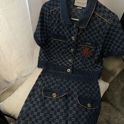 Gg Skirt Set