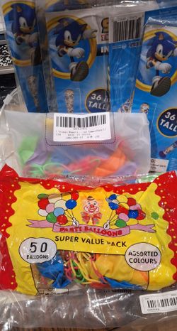 Blow up Party Balloons w/rubberband