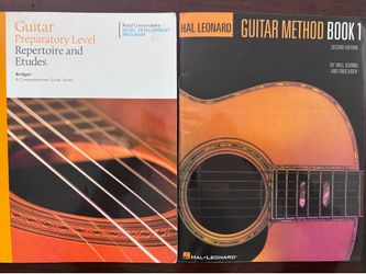 Royal Conservatory Guitar Repertoire & Etudes and Hal Leonard Book 1
