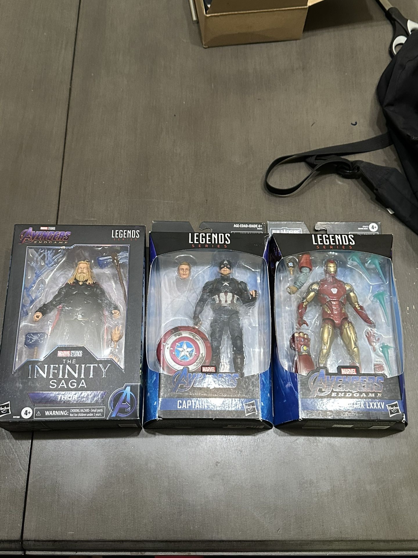 Marvel Legends Endgame Iron Man, Captain America And Thor