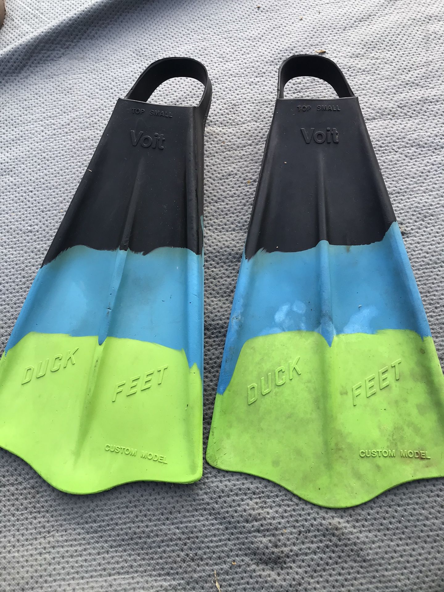 Swim Fins Size Small Adult Duck Feet Voit