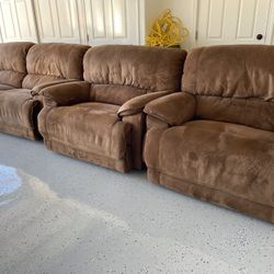 Electric Oversized Couch Set