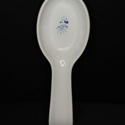 Vintage DISNEY Gourmet Mickey Mouse Ceramic Spoon Rest