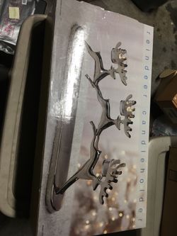 Reindeer candle holder