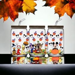 Mickey Halloween - 16oz Glass Cup
