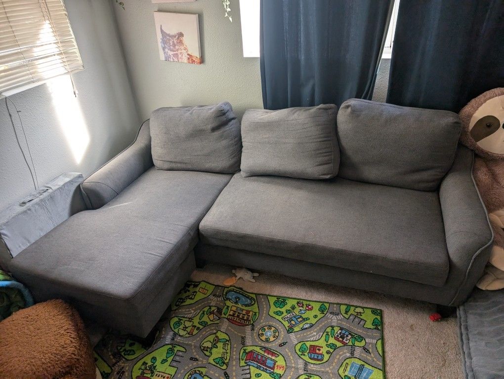 Queen Sleeper Sofa, Ashley Jarreau Sofa, Grey