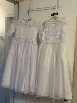 Girl white Special Occasion Dressrs