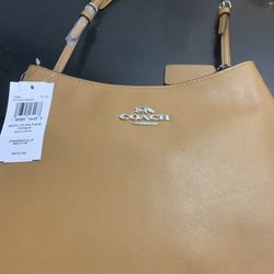 Brand New With Tags Coach Hand Bag (beige)