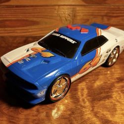 Road Rippers #64 Blue & White Toy Car by Toy State, Lights & Sounds Racer