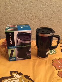 Emerson Stainless Steel Heated Travel Mug