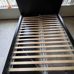 IKEA Bed Frame + Mattress + 2 Storage Drawers