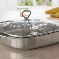 Princess House Stainless Steel Bake dish 