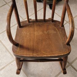 Antique Child Rocking Chair 