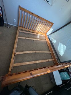 Free King Size Wooden Bed Frame
