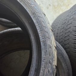 3 Tires Good Condition #225/40/14