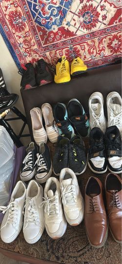 Mixed Lot of Used Shoes sizes 8-9 each for $15