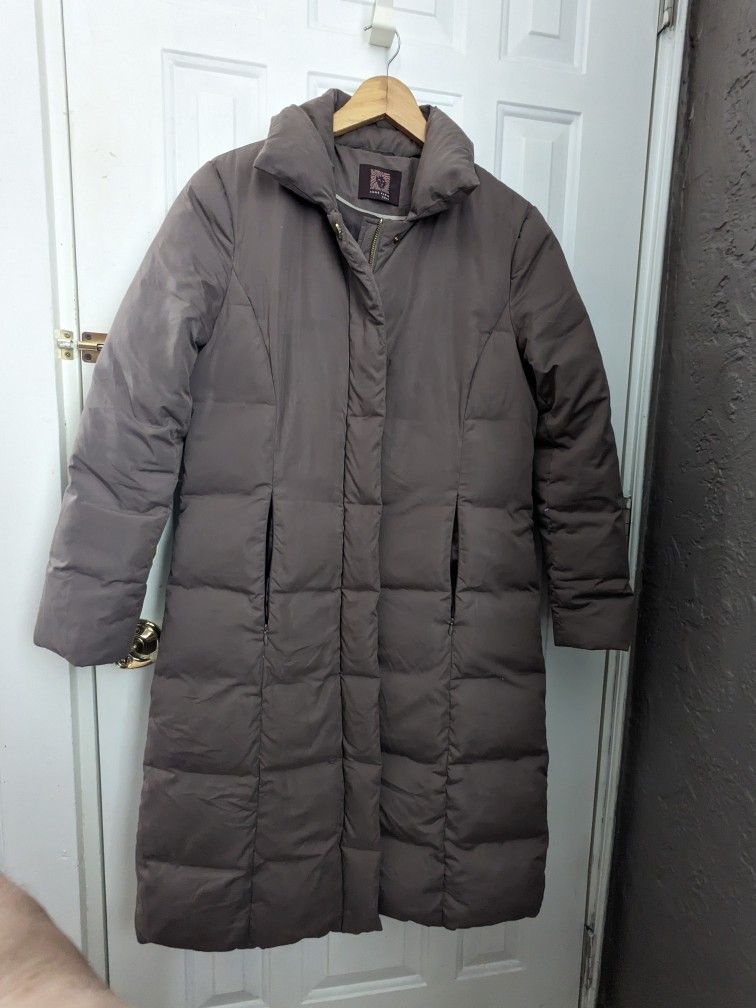 Anne Klein Quality Down Long Winter Coat 