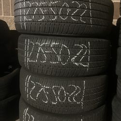275/50/22 Four Bridgestones