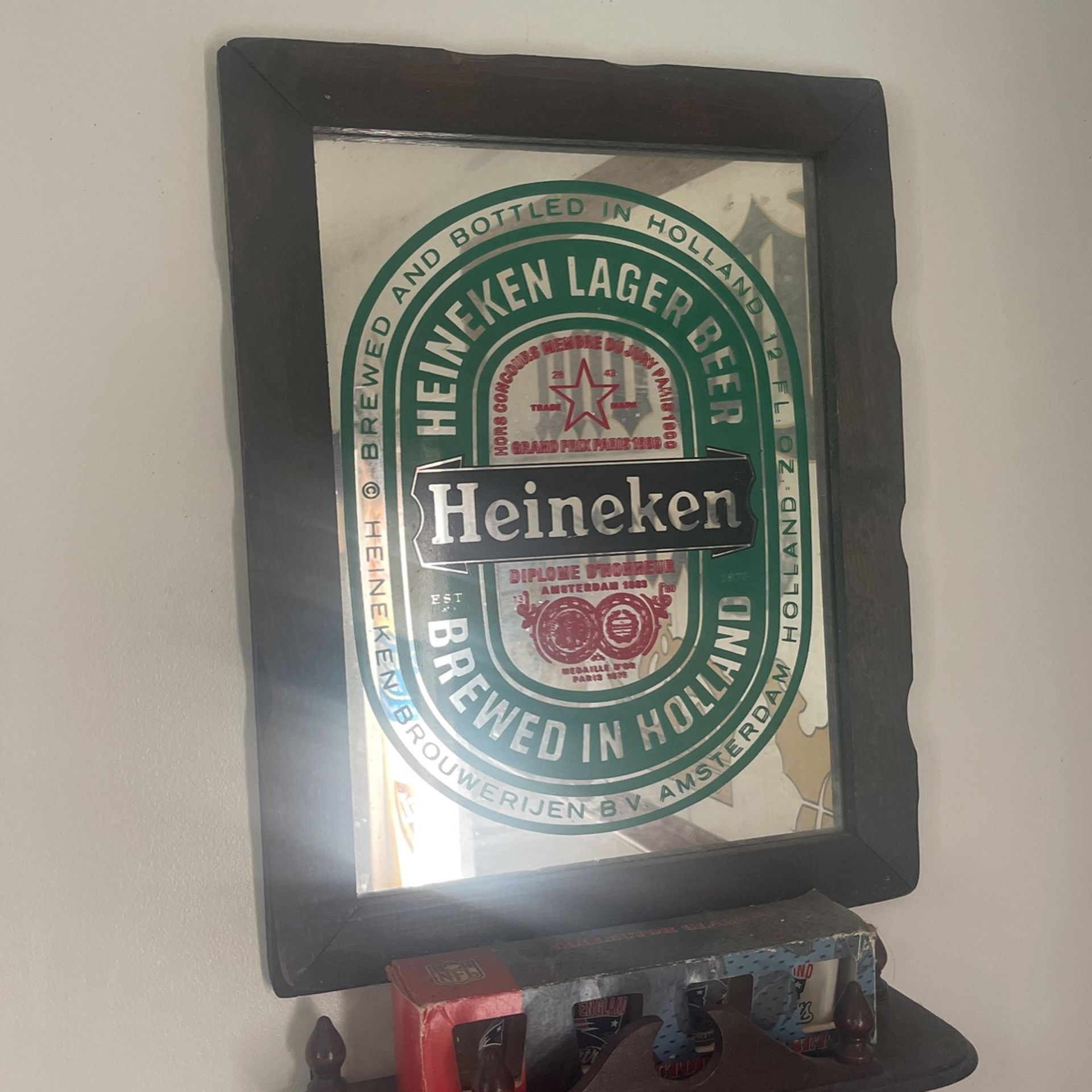 Small Heineken Mirror 