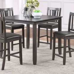 Brand New 5 Piece Grey Counter Height Dining Set