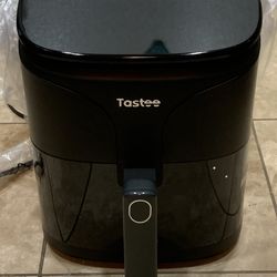 New - Tastee Air Fryer, 8-in-1 Compact 5.5QT, 450°F Digital Airfryer Dehydrator with Dual-sensor Smart Probe, 24 Presets One-touch Cooking,