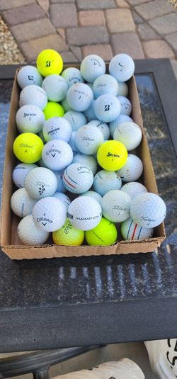 Over 50 Top Line Golf Balls Titleist, Callaway, Srixon, Vice, B, and More!This is less than 50 cents a ball.