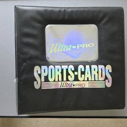 Binder Loaded with Basketball Cards