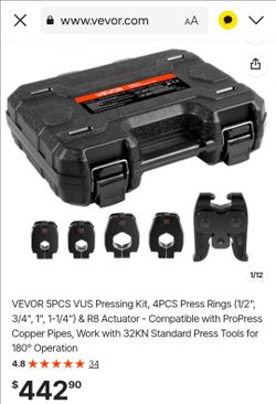 VEVOR 5-Piece VUS Press Ring Kit