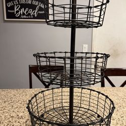 Metal Fruit Basket
