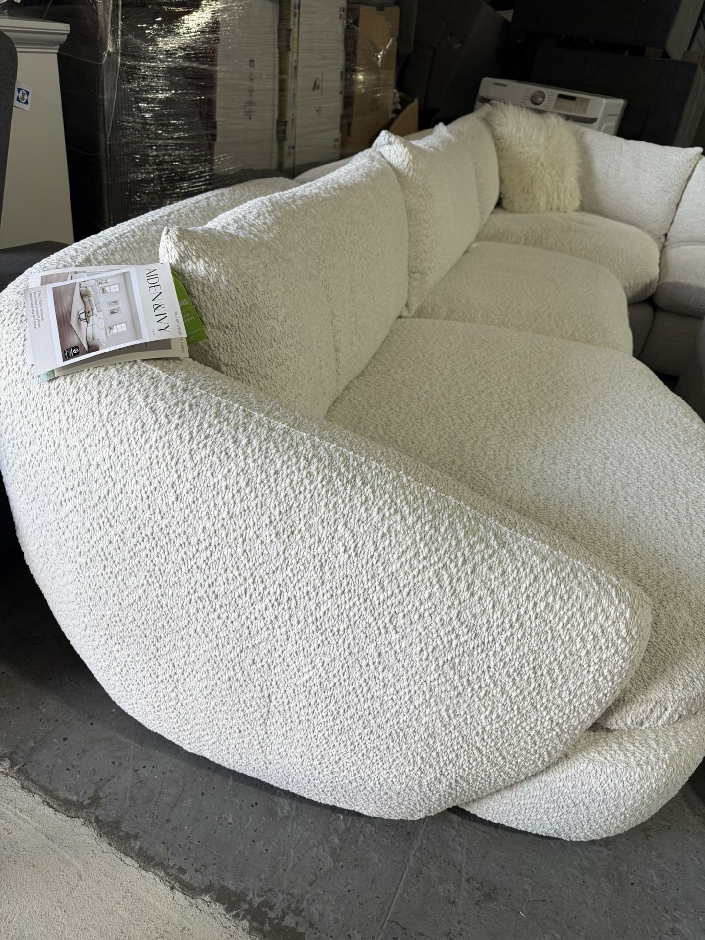 White Sectional